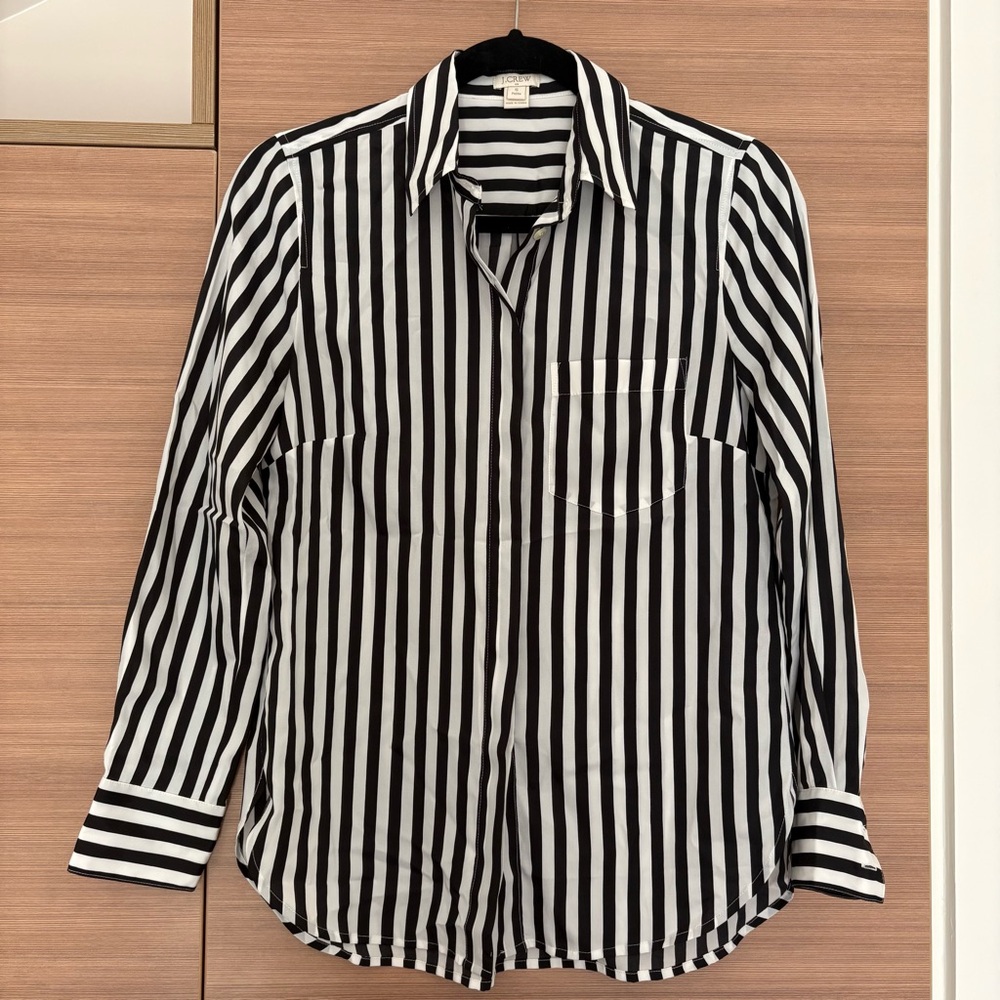 J. Crew Striped Button-Down Shirt